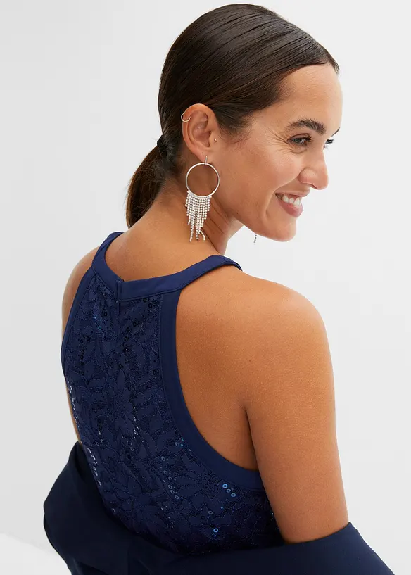 Robe longue à dentelle, bonprix