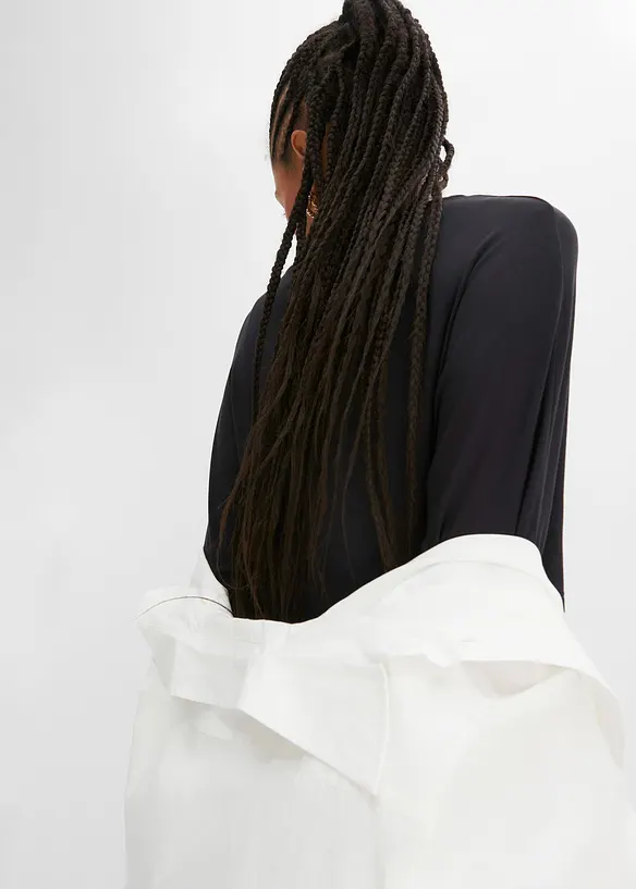 T-shirt long en viscose extensible, bonprix