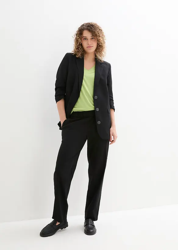 T-shirt long en viscose extensible, bonprix