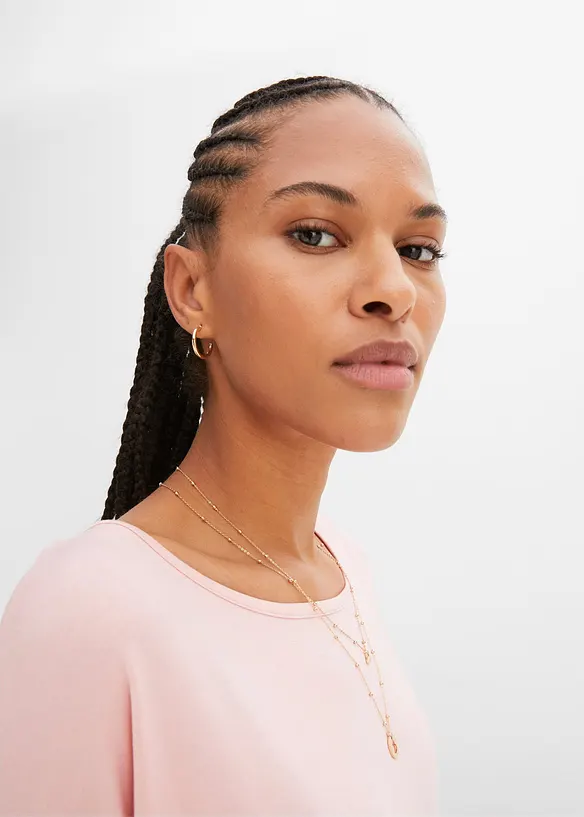 T-shirt boxy en viscose extensible, bonprix