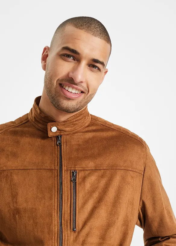 Veste en suédine, bonprix