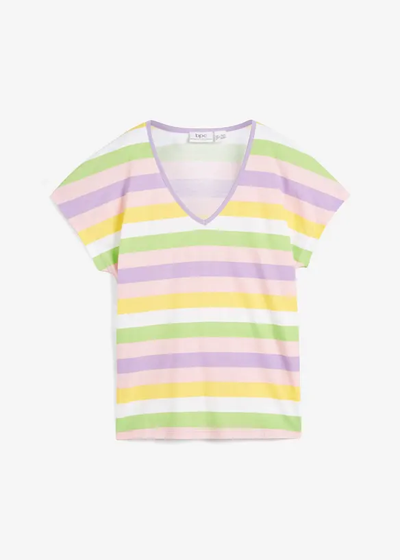 T-shirt coton manches &frac12;, bonprix