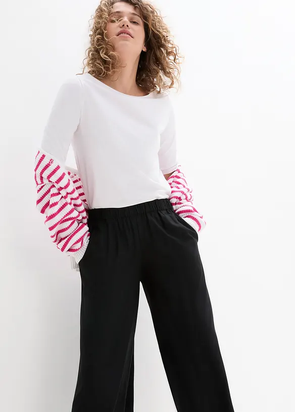 Pantalon ample en viscose, bonprix