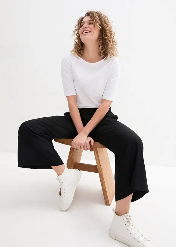 Pantalon ample en viscose, bonprix