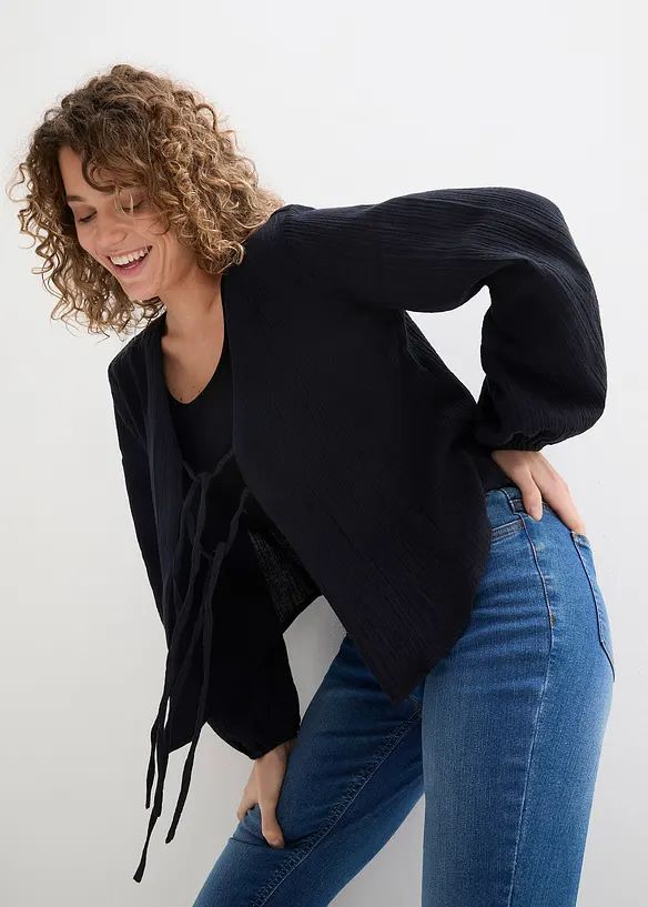 Bol&eacute;ro en mousseline, bonprix