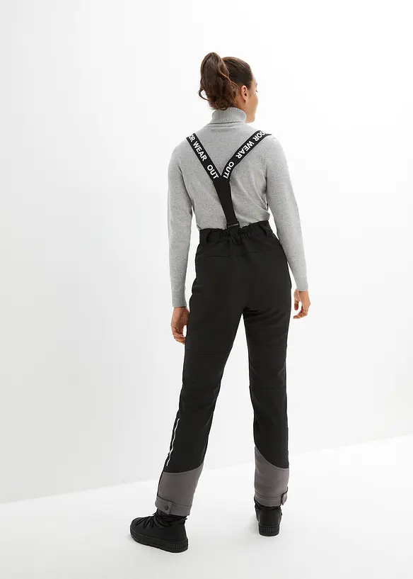 Pantalon technique en softshell extensible et déperlant, bonprix