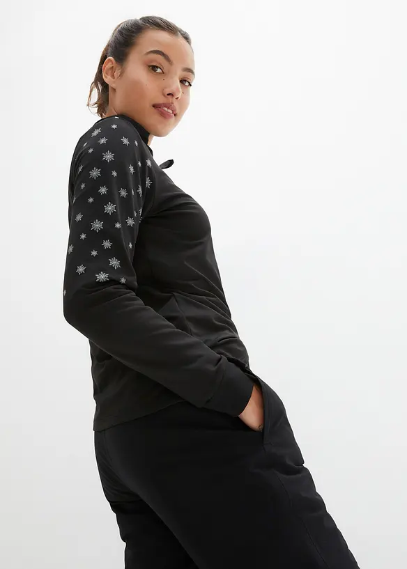 Pantalon chaud avec doublure polaire et taille élastiquée, imperméable, bonprix