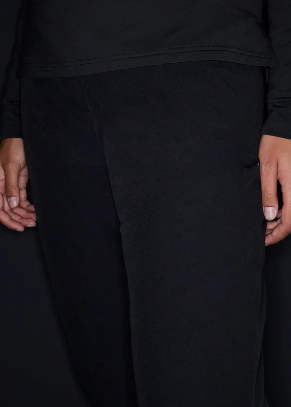 Pantalon chaud avec doublure polaire et taille élastiquée, imperméable, bonprix