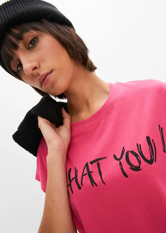 T-shirt oversize 100% coton, bonprix