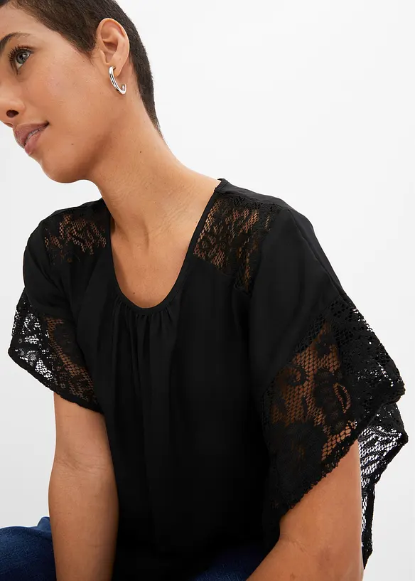 Blouse avec applications, bonprix