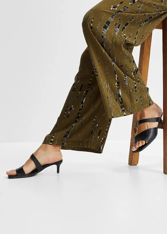 Pantalon palazzo en viscose fluide, bonprix