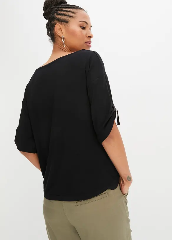 T-shirt &agrave; encolure bateau, bonprix