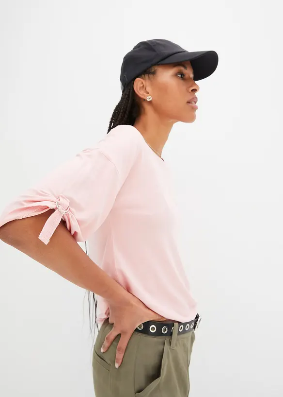 T-shirt à encolure bateau, bonprix