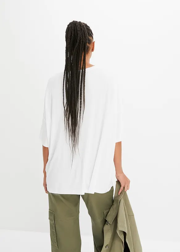 T-shirt oversize en viscose fluide, bonprix