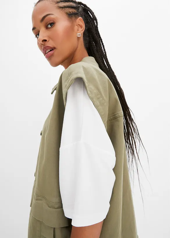 T-shirt oversize en viscose fluide, bonprix