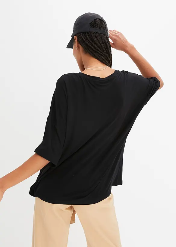 T-shirt oversize en viscose fluide, bonprix