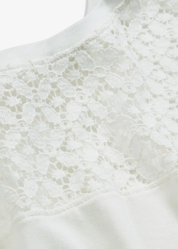 T-shirt à dentelle, bonprix