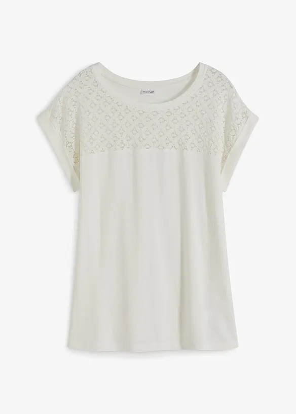 T-shirt à dentelle, bonprix