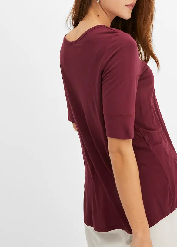 T-shirt doux en viscose extensible, bonprix