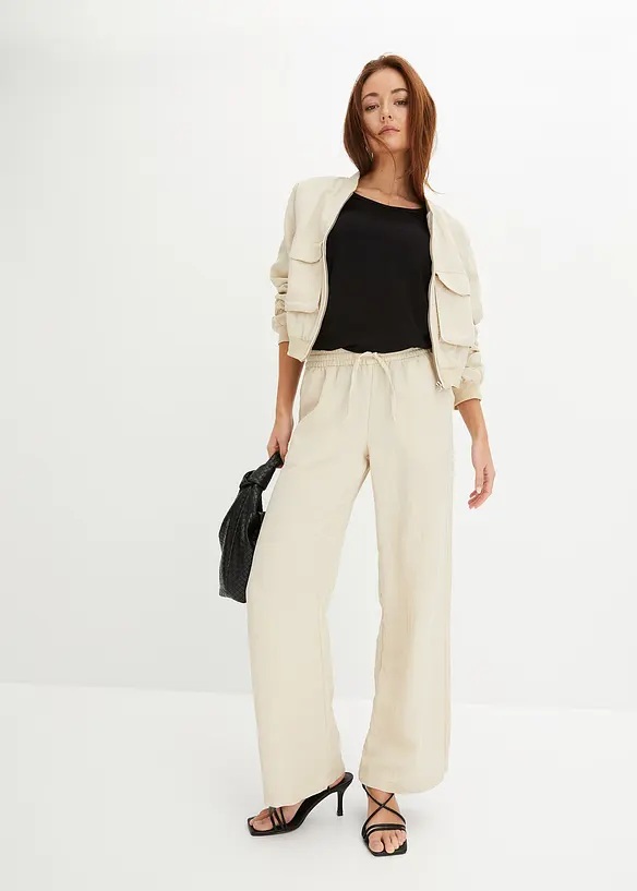 T-shirt doux en viscose extensible, bonprix