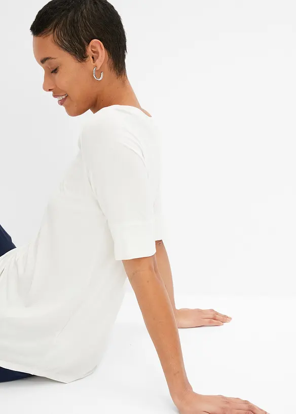 T-shirt doux en viscose extensible, bonprix