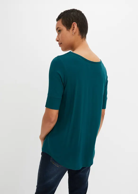 T-shirt doux en viscose extensible, bonprix