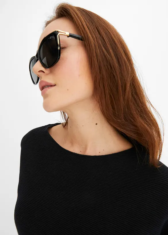 Pull oversize c&ocirc;tel&eacute;, bonprix