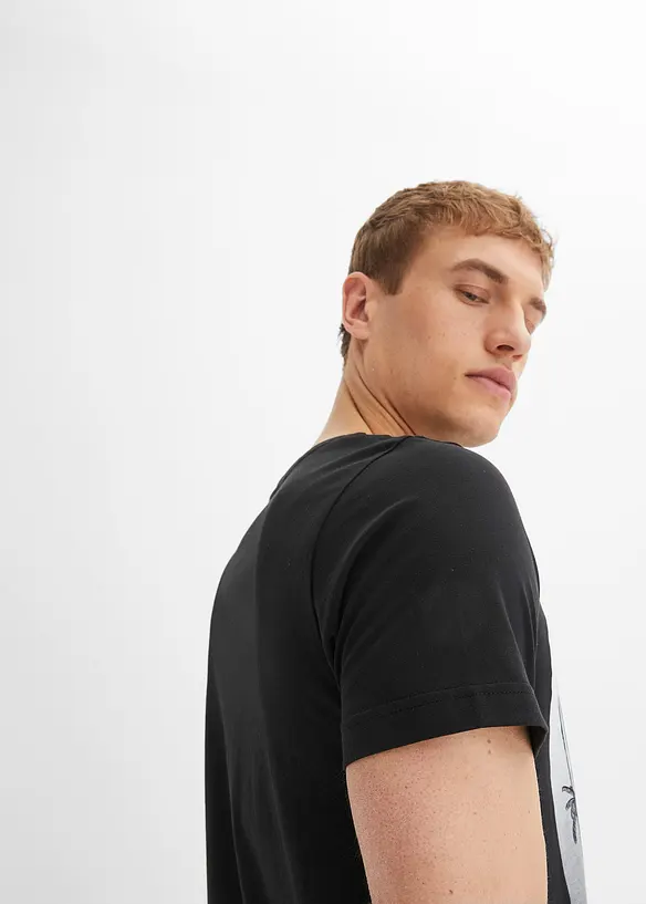 T-shirt Slim 100% coton, bonprix