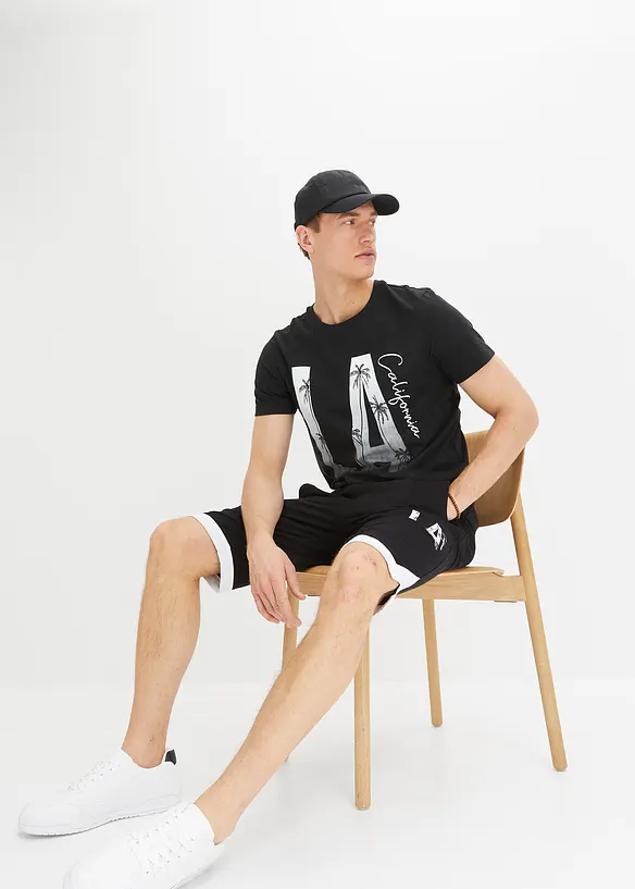 T-shirt Slim 100% coton, bonprix