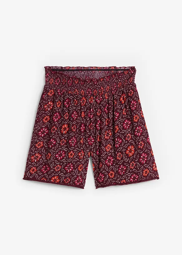 Short imprimé avec taille élastiquée, bonprix