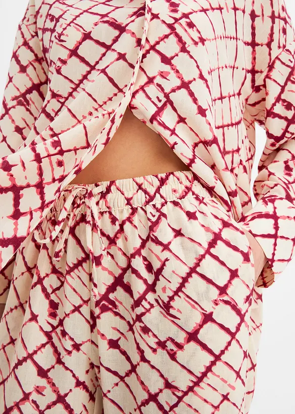 Pantalon ample avec imprimé, bonprix