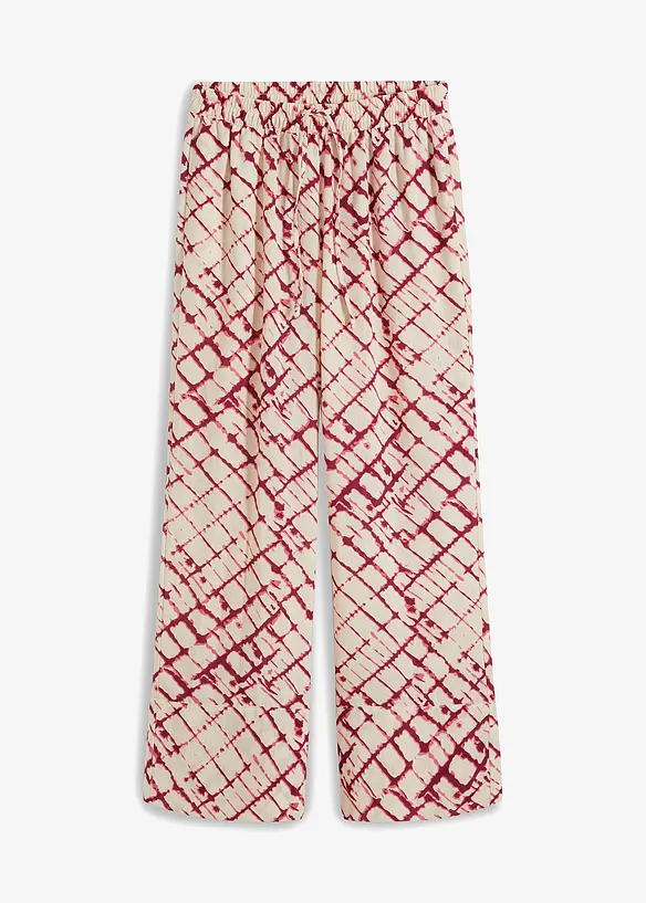 Pantalon ample avec imprimé, bonprix