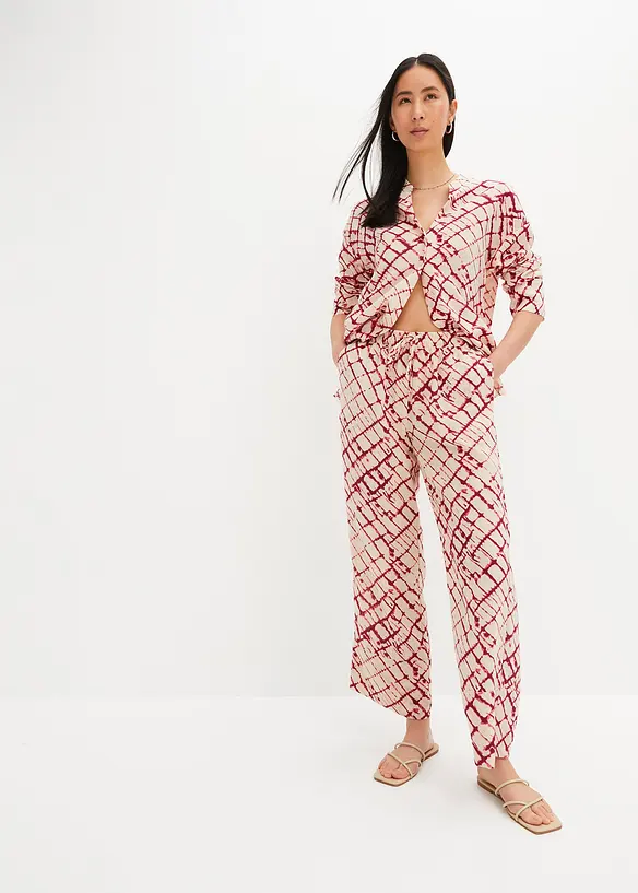 Pantalon ample avec imprimé, bonprix