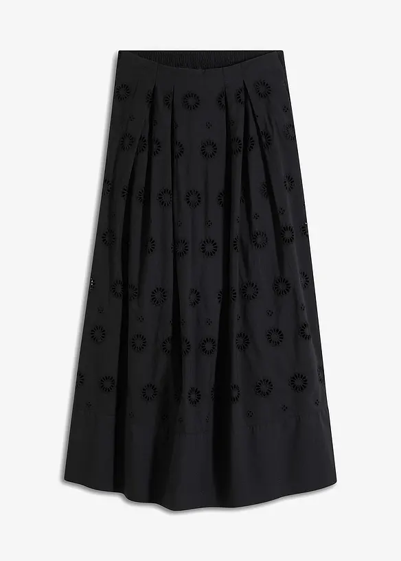 Jupe longue en coton, bonprix