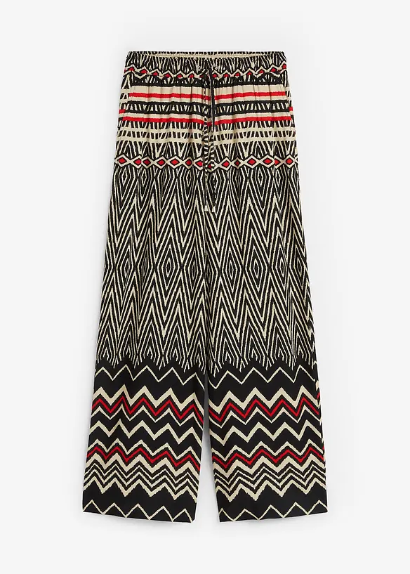 Pantalon large en viscose fluide, bonprix