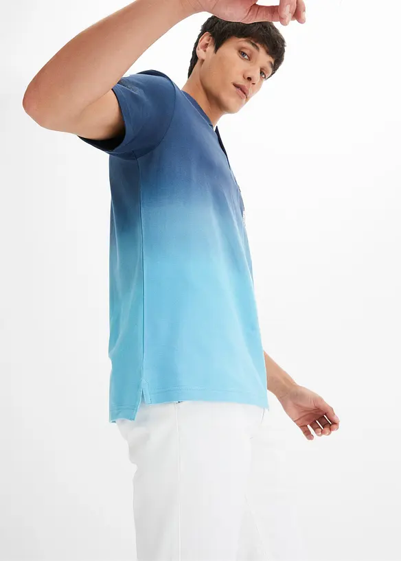 Polo avec dégradé de couleur, 100% coton, bonprix