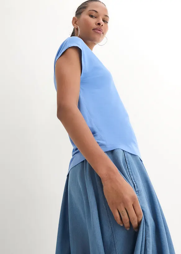 T-shirt en viscose douce, bonprix