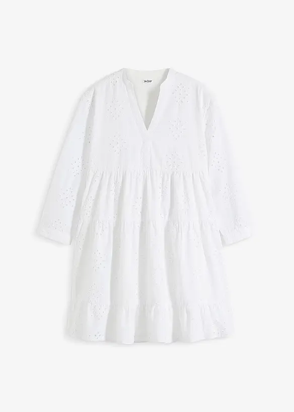Robe-tunique en broderie anglaise, bonprix