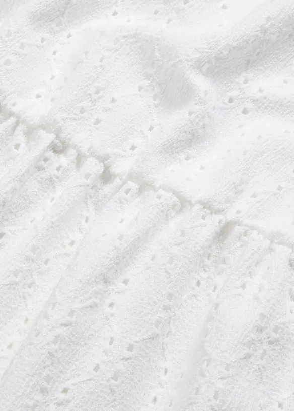 Robe polo avec broderies anglaises, bonprix