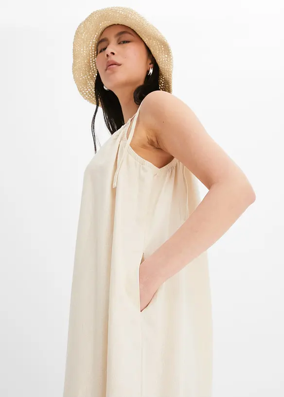 Combinaison aérienne en lin et viscose, bonprix