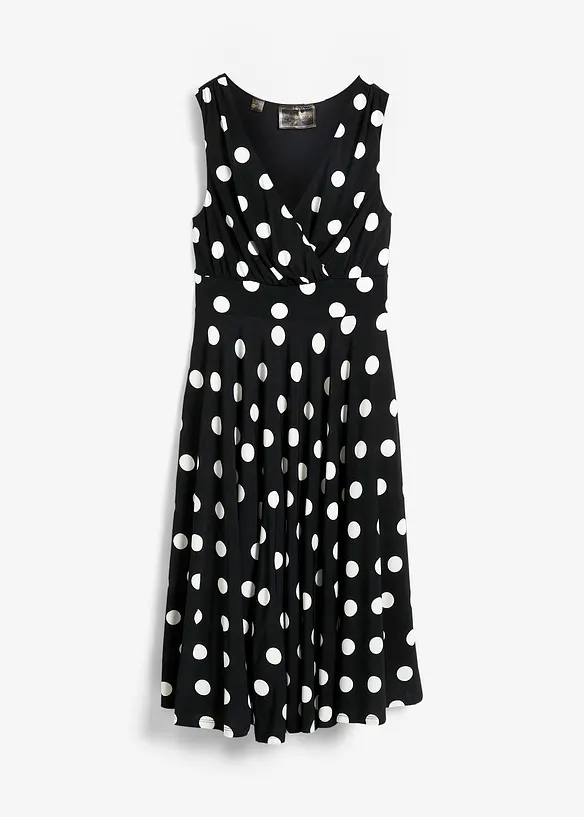 Robe en jersey à pois, bonprix