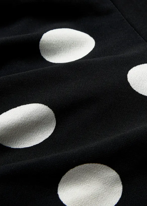 Robe en jersey à pois, bonprix