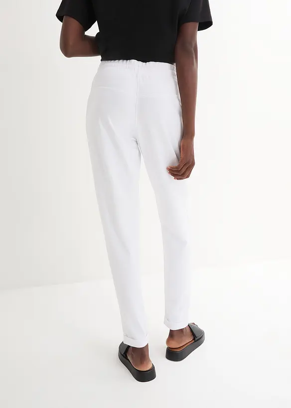 Pantalon jogger en viscose mélangée, bonprix