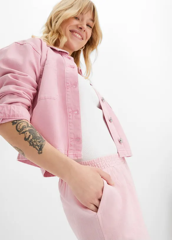 Pantalon palazzo en lin, bonprix