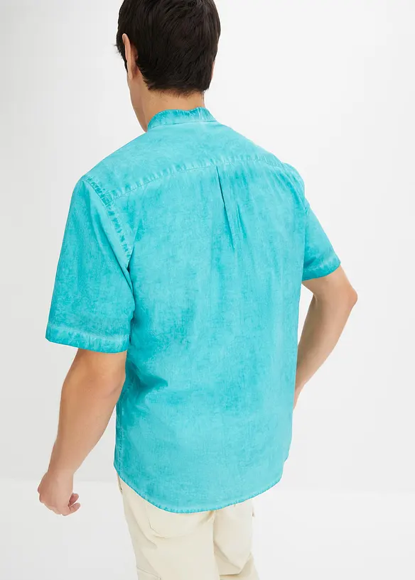 Chemise manches courtes aspect délavé, bonprix