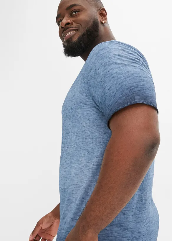 T-shirt 100% coton, aspect délavé, bonprix