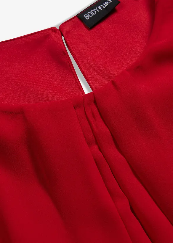 Robe en chiffon en polyester recycl&eacute;, bonprix