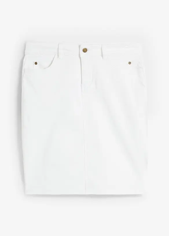 Jupe en jean extensible, bonprix