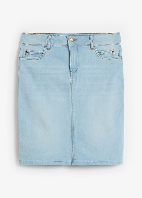 Jupe en jean extensible, bonprix