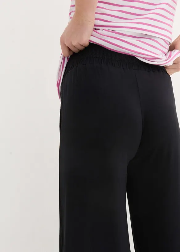 Jupe-culotte de grossesse ample en viscose douce, bonprix